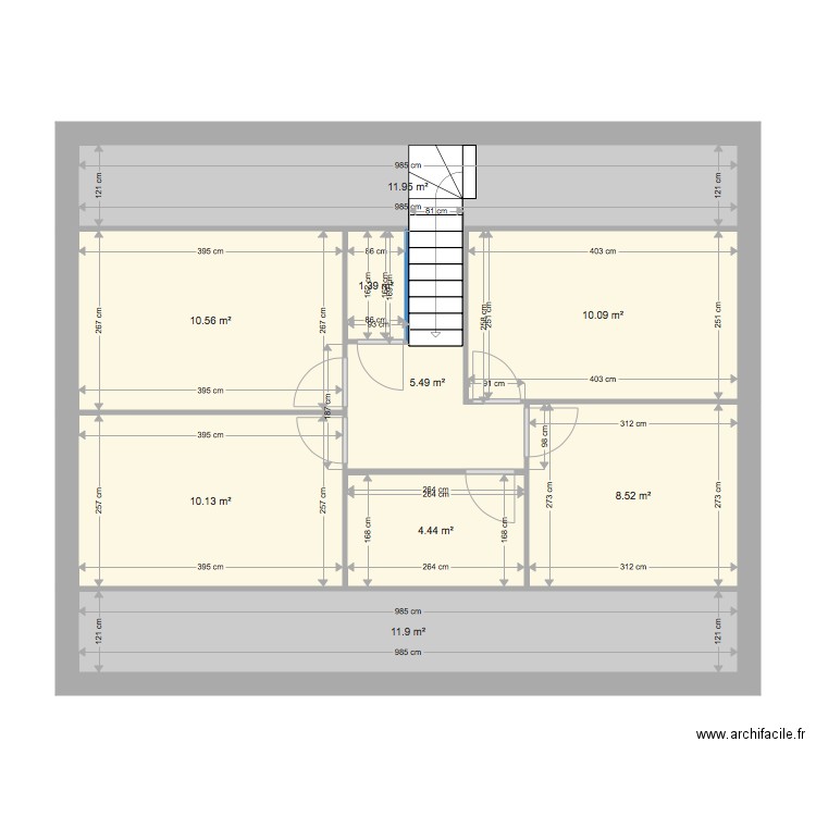 crochemore etage. Plan de 0 pièce et 0 m2