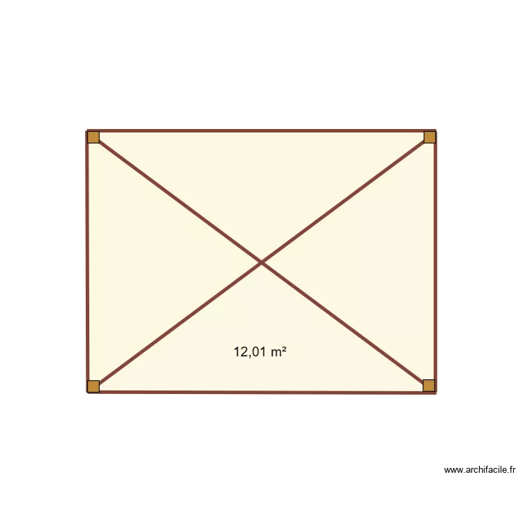 Avanc&eacute;e Abris Jardin 02. Plan de 