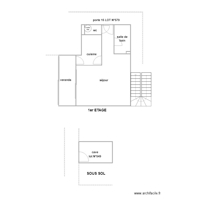 BRAUD JP. Plan de 0 pièce et 0 m2