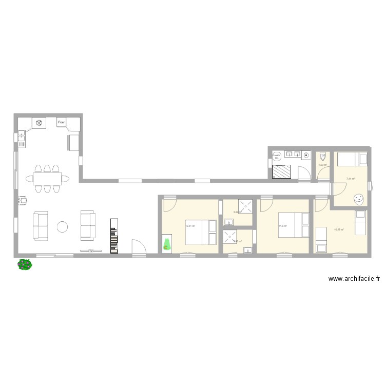 pilles 1. Plan de 0 pièce et 0 m2