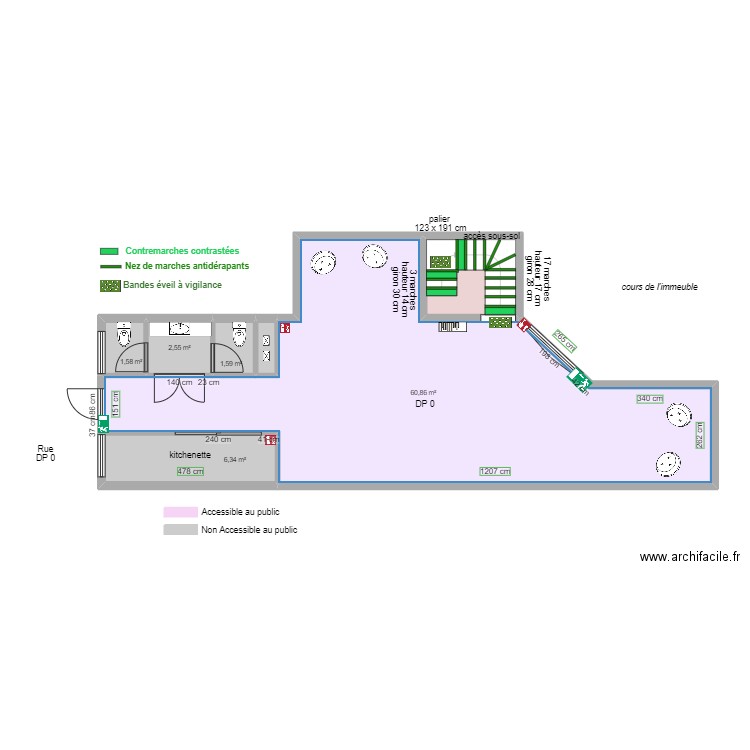 2 nd PEREIRE RECYCLAGE RECUPERATION APRES TRAVAUX. Plan de 0 pièce et 0 m2