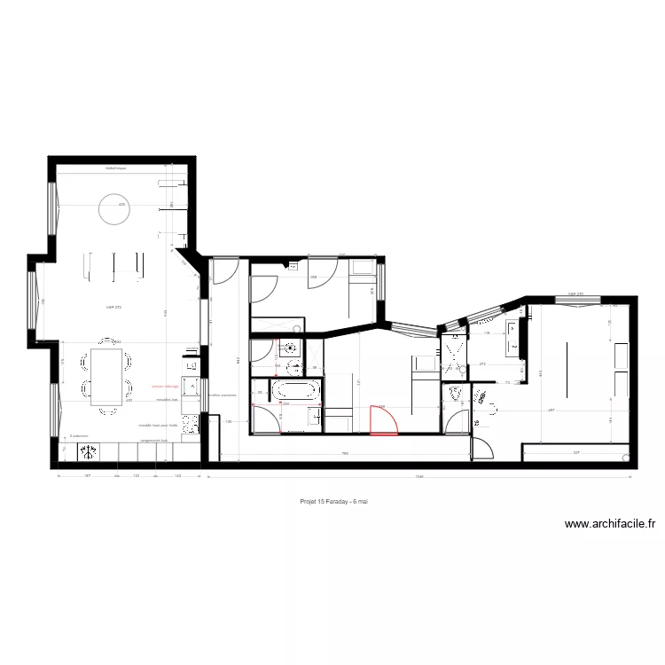 corbaz projet 15. Plan de 