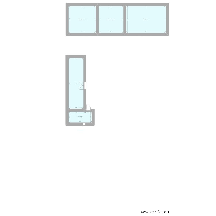 Maison Grange. Plan de 5 pièces et 171 m2