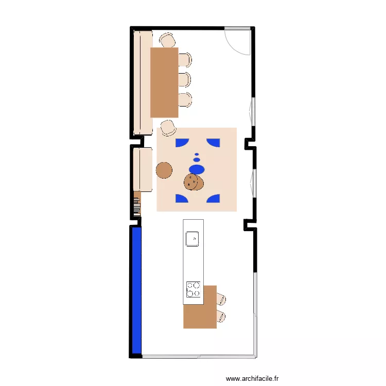 sam Caro. Plan de 