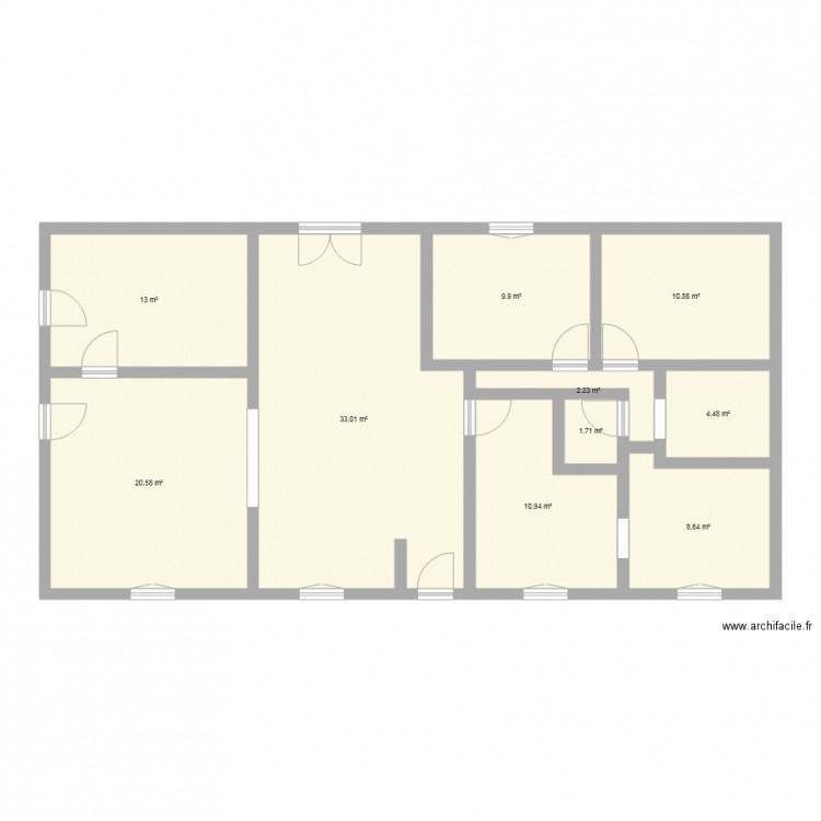 plan appartement vierge