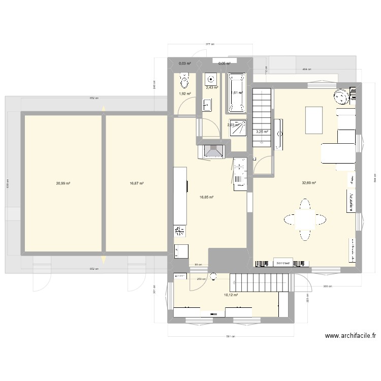 moosch2. Plan de 23 pièces et 248 m2