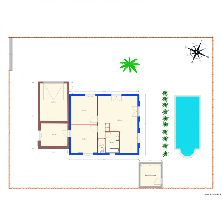 plan maison Yvon et Françoise BIS. Plan de 0 pièce et 0 m2