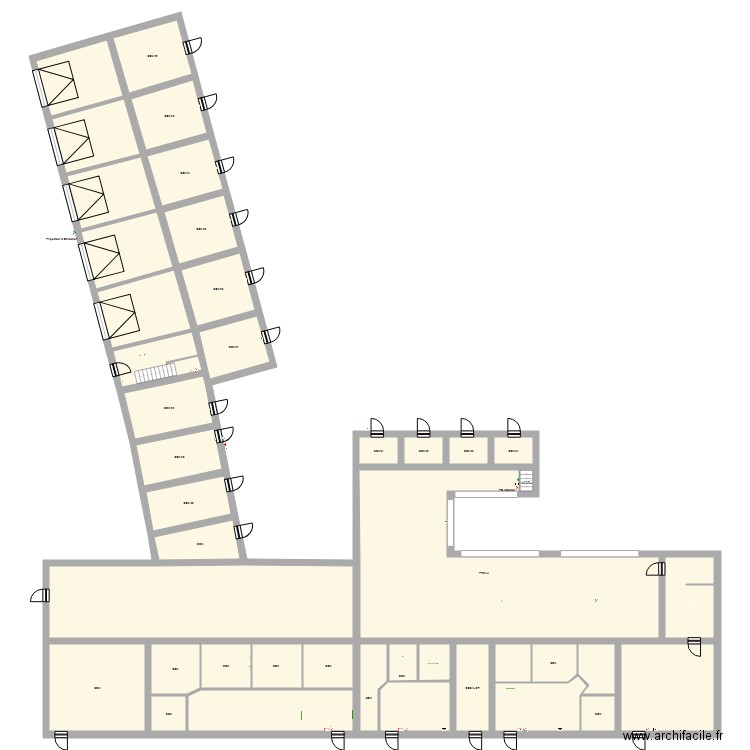 MIGUET BAT 2 RDC. Plan de 0 pièce et 0 m2