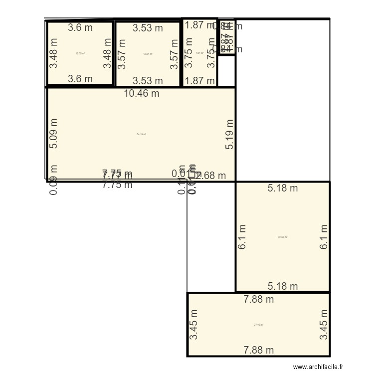 Terrain LC rte lavergne Trémoulet 1. Plan de 0 pièce et 0 m2