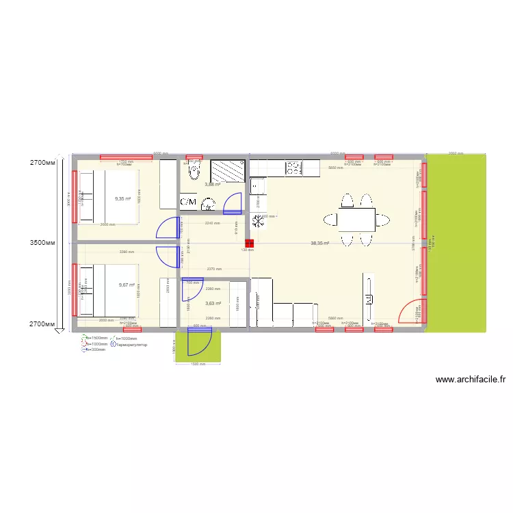 barn2 3 0 ТП2. Plan de 