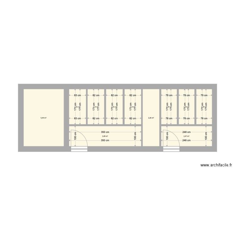 Bâtiment F. Plan de 0 pièce et 0 m2