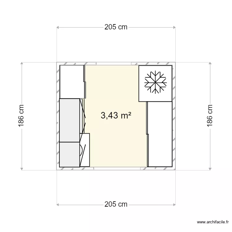 RESERVE AVEC MEUBLES. Plan de 