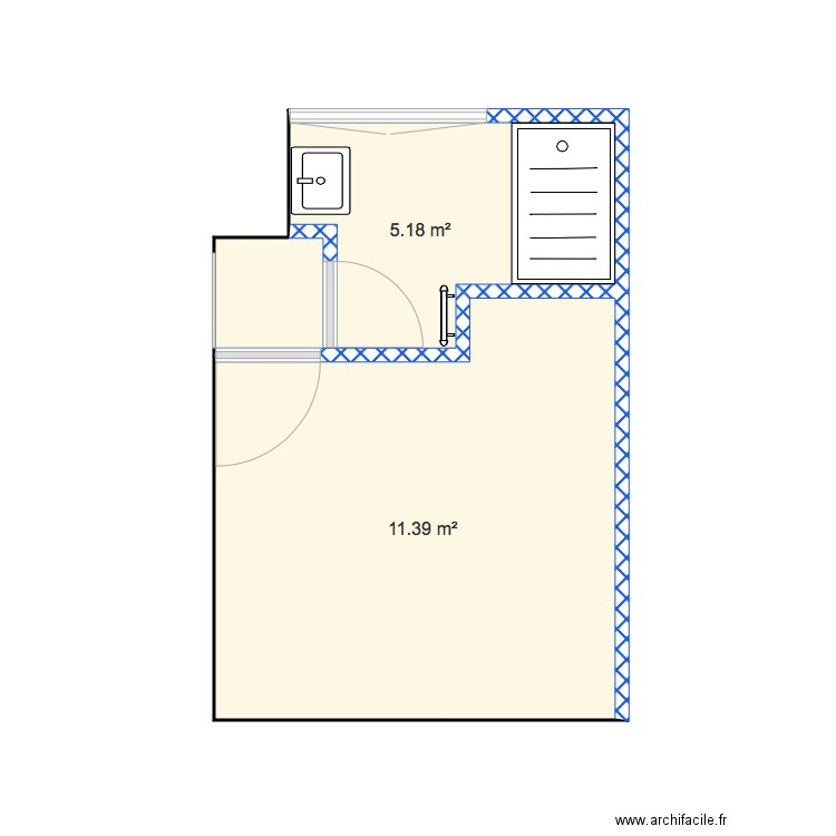 2eme etage . Plan de 0 pièce et 0 m2