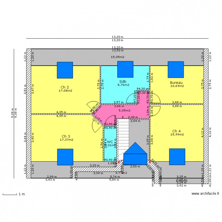 LOUCHET THEROUANNE Etage 2. Plan de 0 pièce et 0 m2