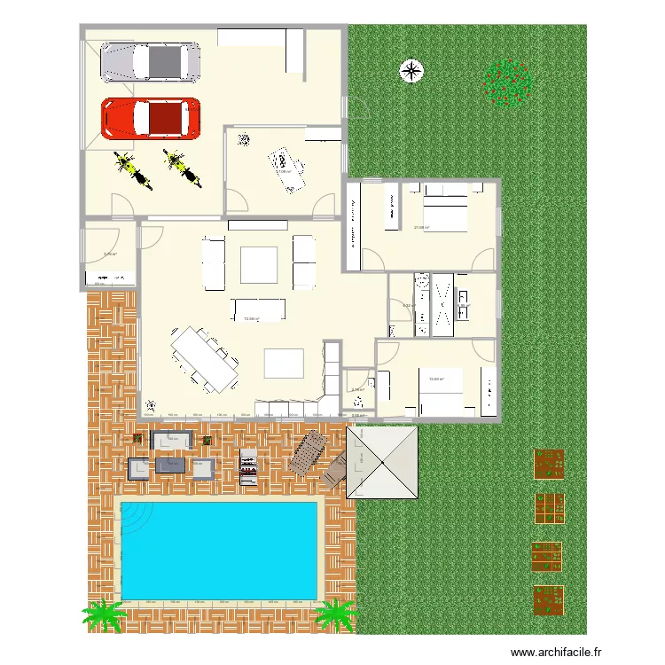 RDC Papy Alain. Plan de RDC Papy Alain. Plan de