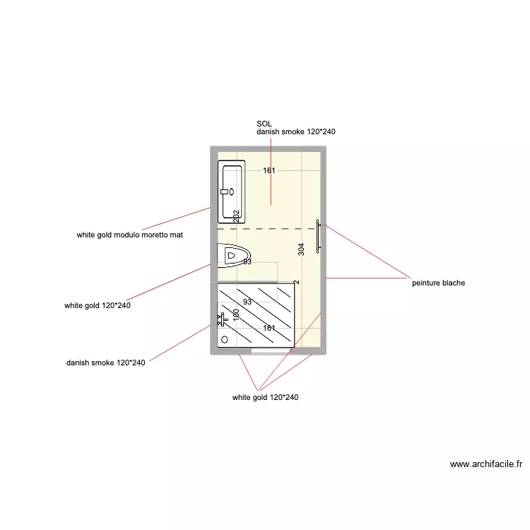 SDB d&eacute;tails 4. Plan de 