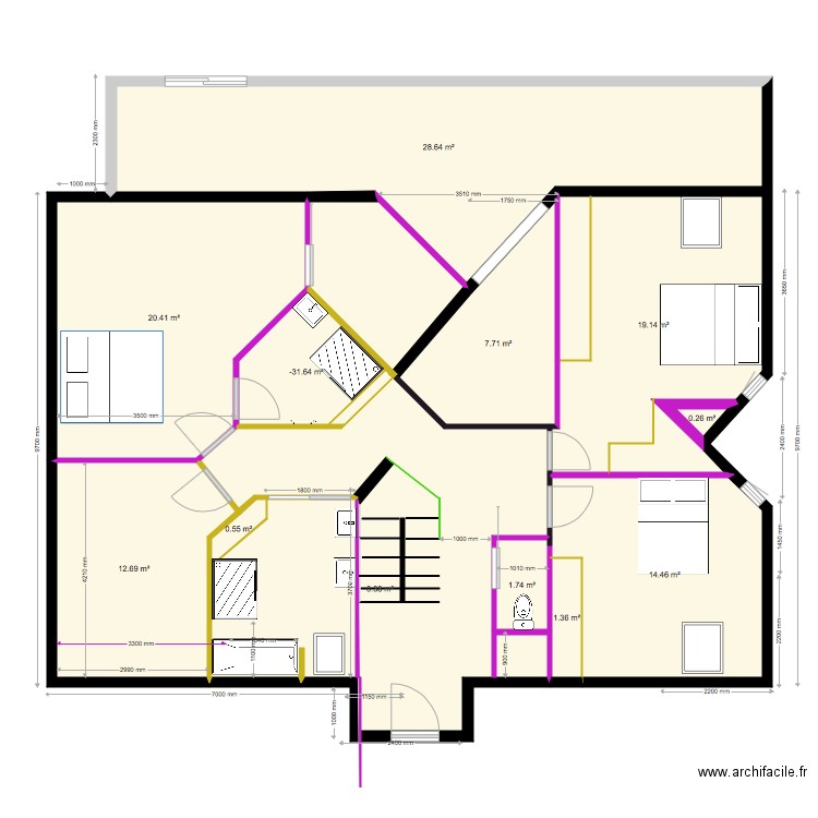 paul le flem2. Plan de 0 pièce et 0 m2