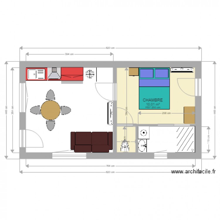 MAZET ET 5 M2. Plan de 0 pièce et 0 m2