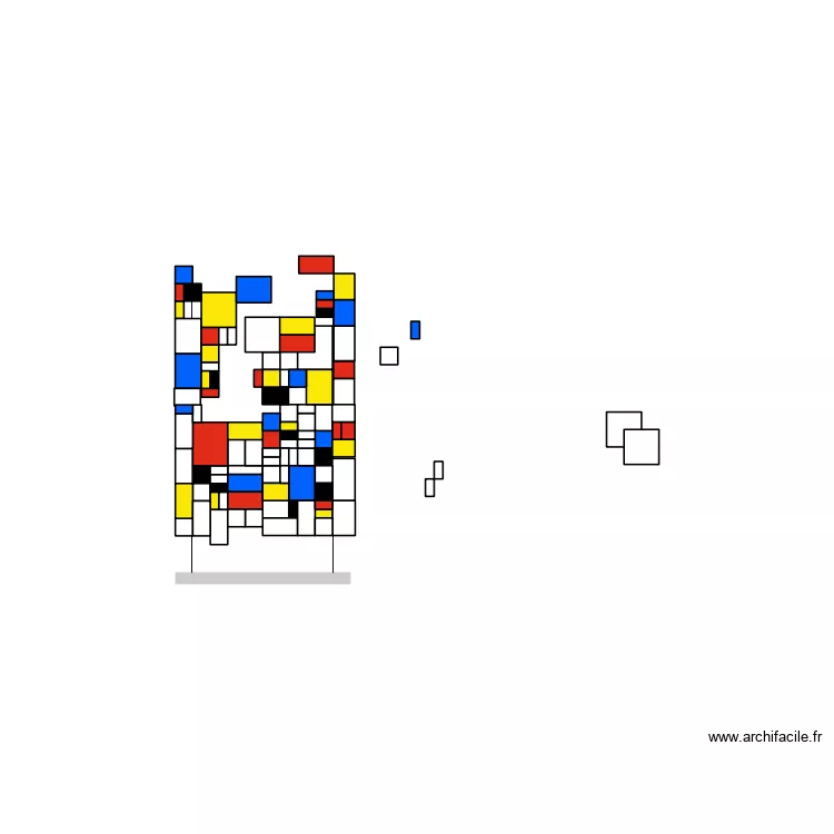mondrian. Plan de 