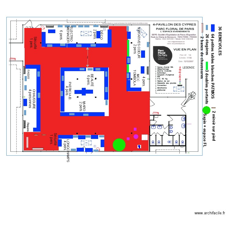 Cyprès 2021. Plan de 0 pièce et 0 m2