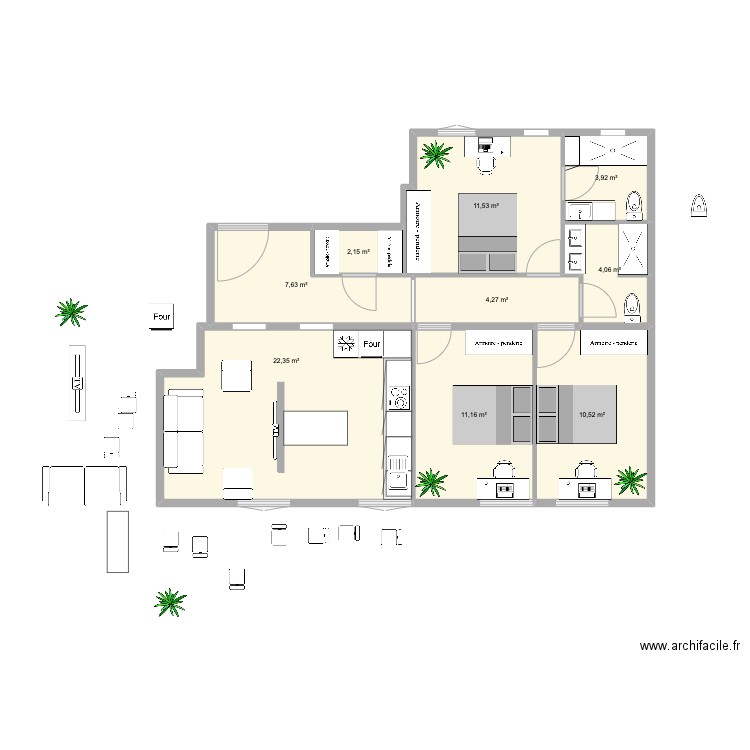 alonso cano cocina a la derecha muro separacion. Plan de 0 pièce et 0 m2