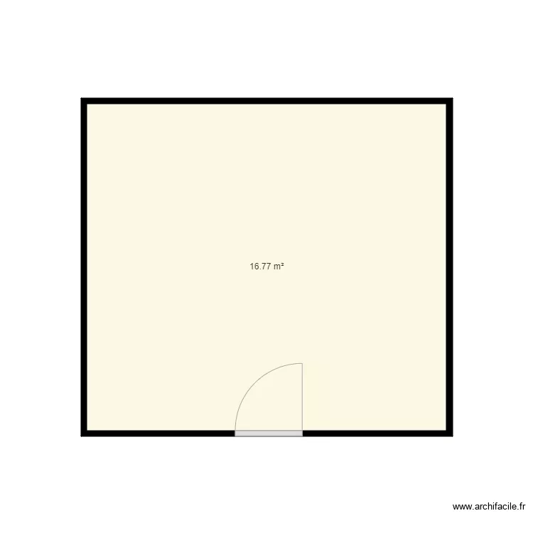 ABRI DE JARDIN LE TORPT. Plan de 