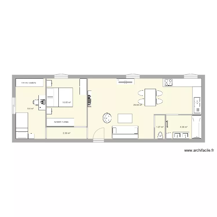 mi &eacute;tage. Plan de 