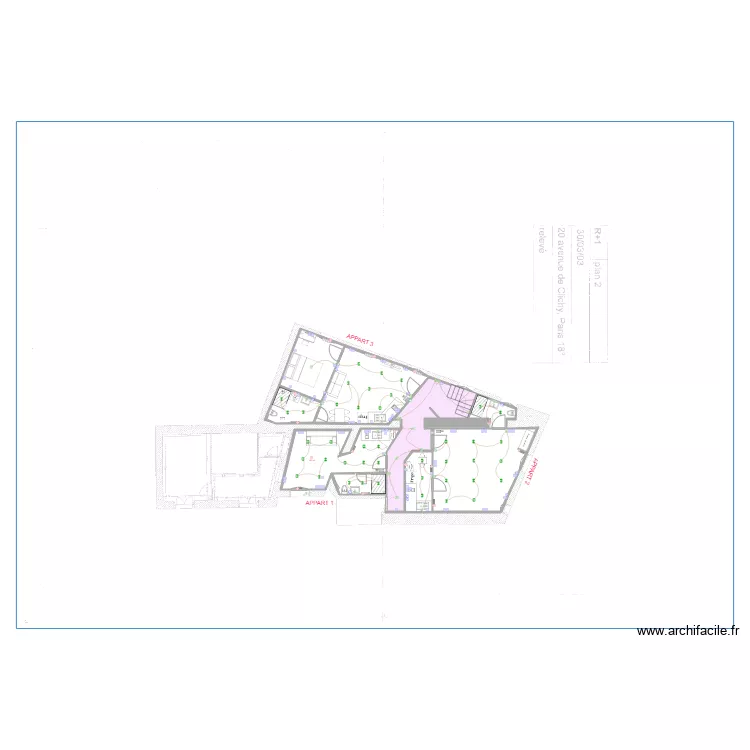 PLANS CLICHY R 1. Plan de 