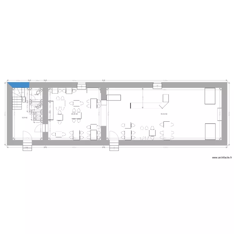 HOTEL DU PONT MOLINEUF. Plan de HOTEL DU PONT MOLINEUF. Plan de