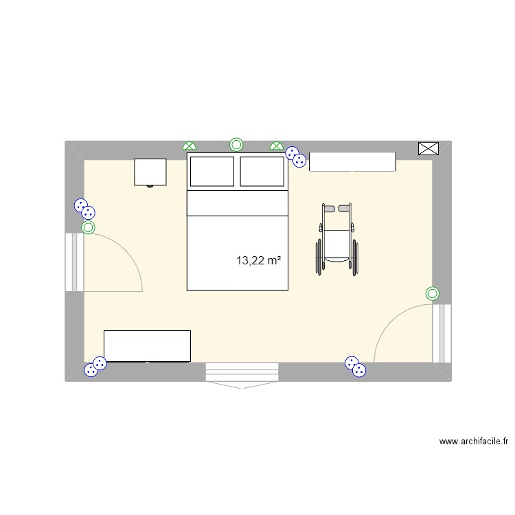 CHAMBRE BAS SB. Plan de 0 pièce et 0 m2
