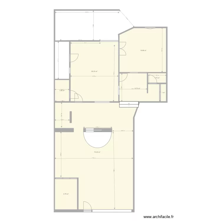 Abel PLANAT RDC. Plan de 