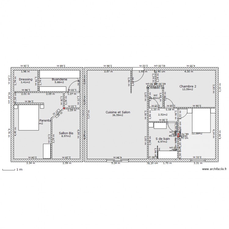 Enza. Plan de 0 pièce et 0 m2