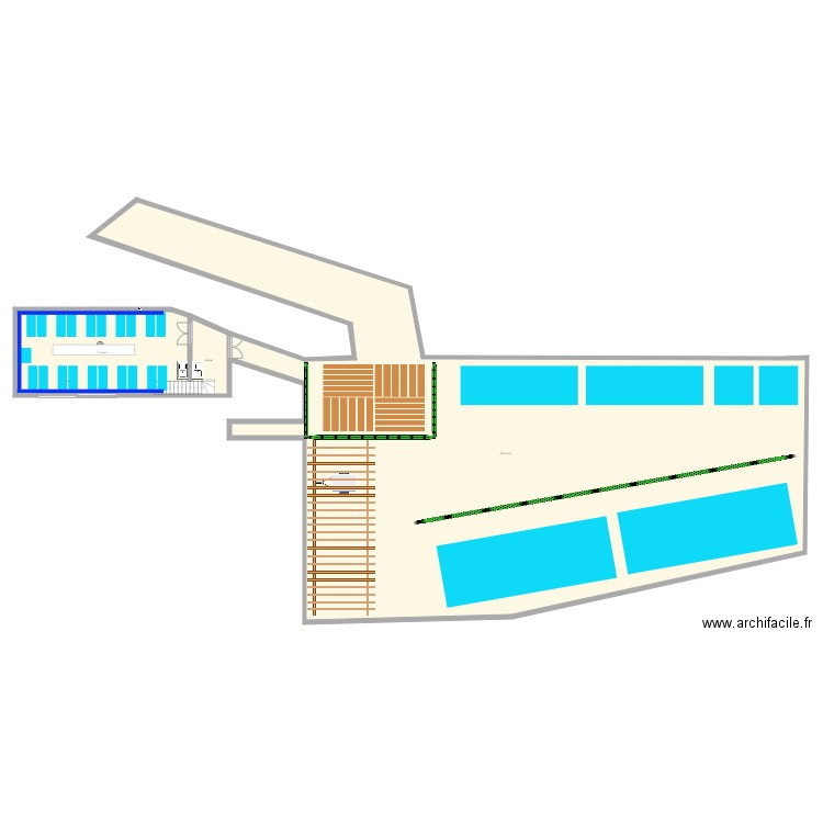 ZS Sarrance - Config moulin 2b. Plan de 5 pièces et 669 m2