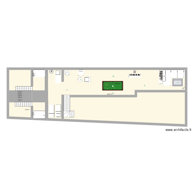 medezzanine gite. Plan de 0 pièce et 0 m2