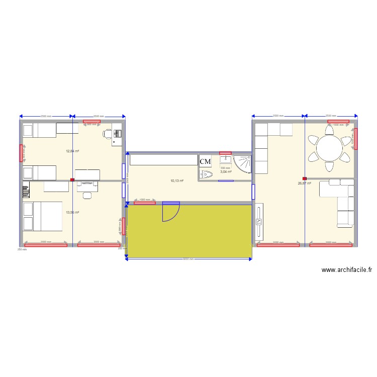 75 1. Plan de 0 pièce et 0 m2