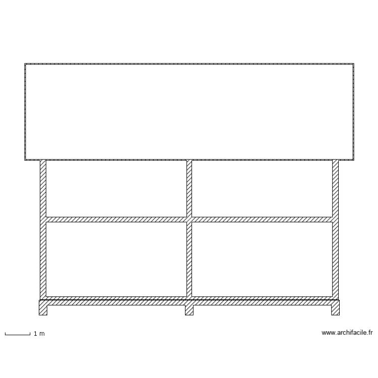 GARAGES :Coupe  A/A. Plan de 