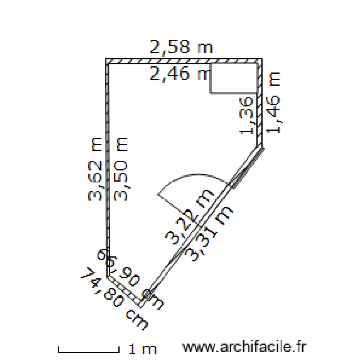 salle de bain 2. Plan de 
