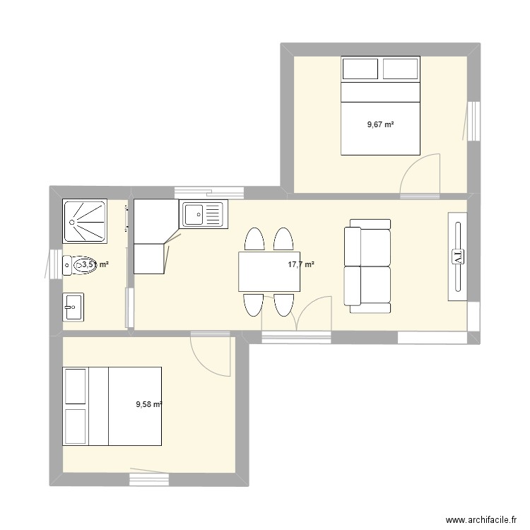 Model DROME. Plan de 0 pièce et 0 m2