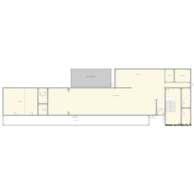 AFPA Pau Bâtiment 5 RDC. Plan de 0 pièce et 0 m2