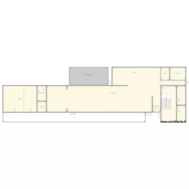 AFPA Pau B&acirc;timent 5 RDC. Plan de 