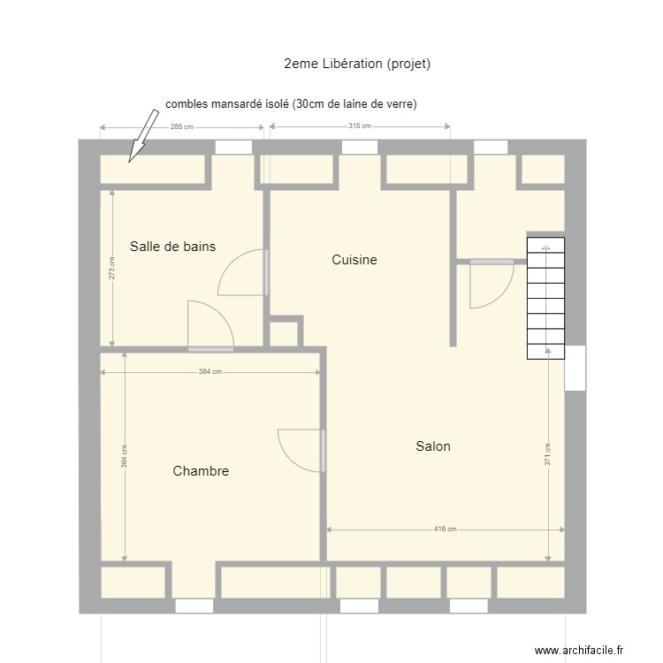 2eme Libération projet. Plan de 0 pièce et 0 m2