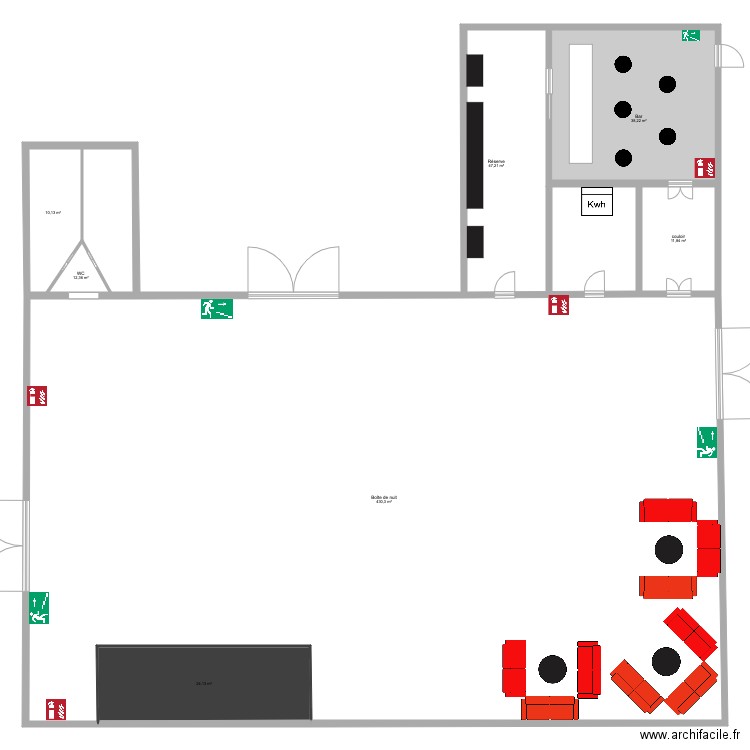 ERP plan. Plan de 0 pièce et 0 m2