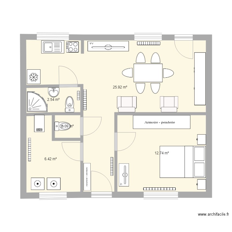 berardino. Plan de 0 pièce et 0 m2