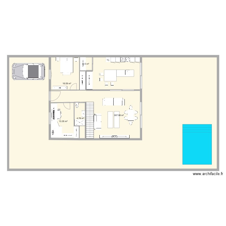 nuestra casa 3. Plan de 0 pièce et 0 m2