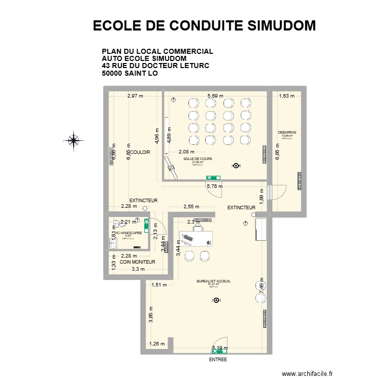 nouveaubureaustlo. Plan de 0 pièce et 0 m2