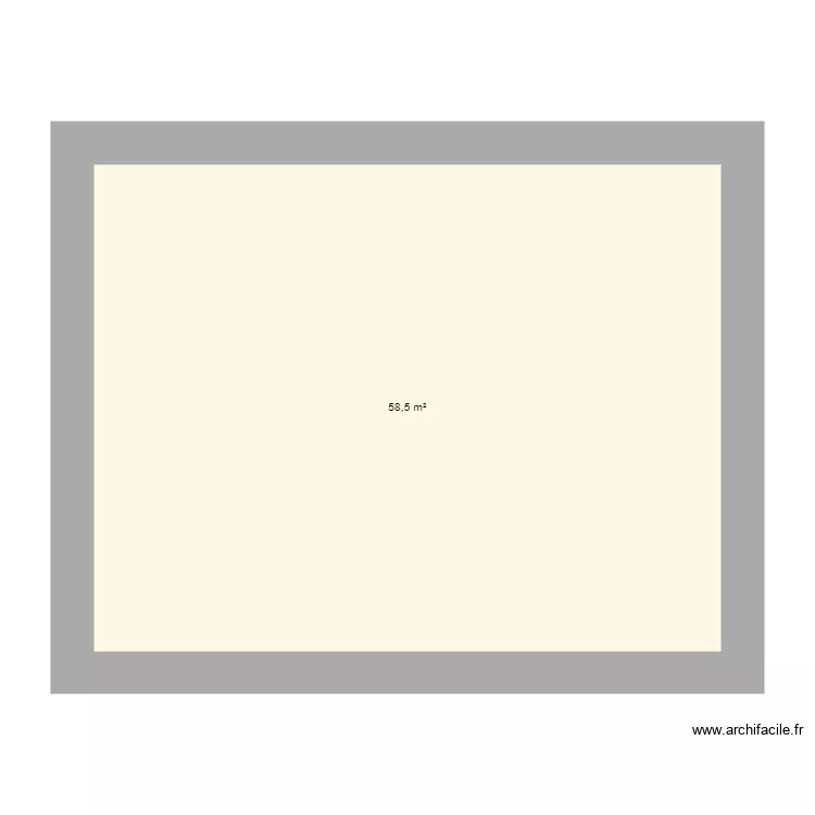 surface grange isolation 16 cm. Plan de 
