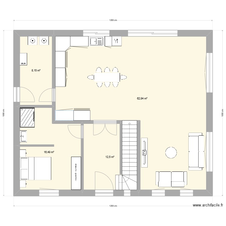 maison 2. Plan de 0 pièce et 0 m2