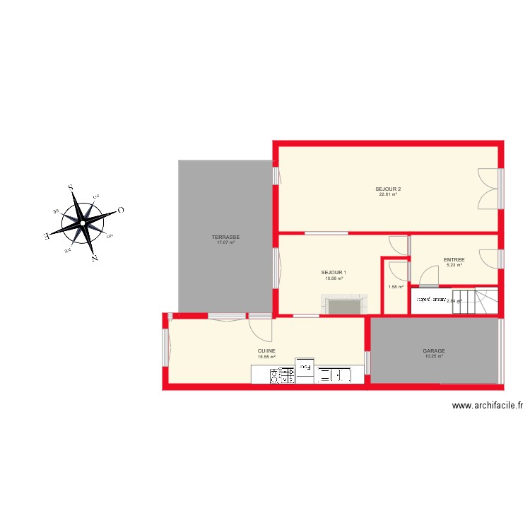 BI 4405 FREDERIC. Plan de 0 pièce et 0 m2