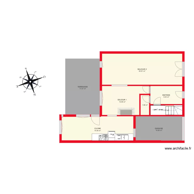 BI 4405 FREDERIC. Plan de 