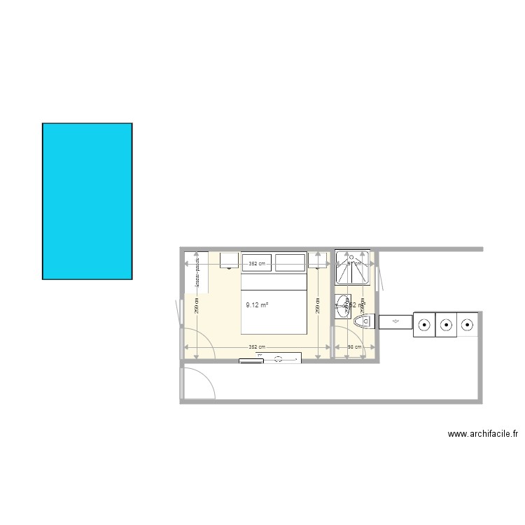 chambre neviot. Plan de 0 pièce et 0 m2